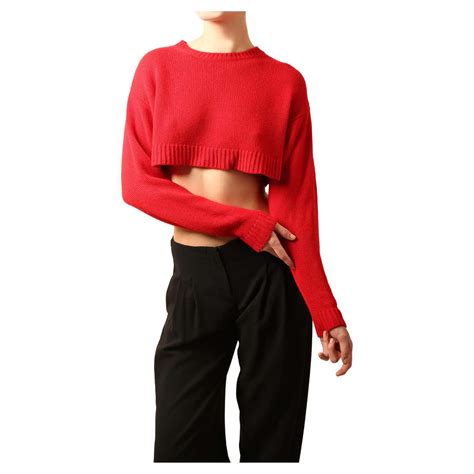 miu miu crop sweater|miumiu cashmere sweater.